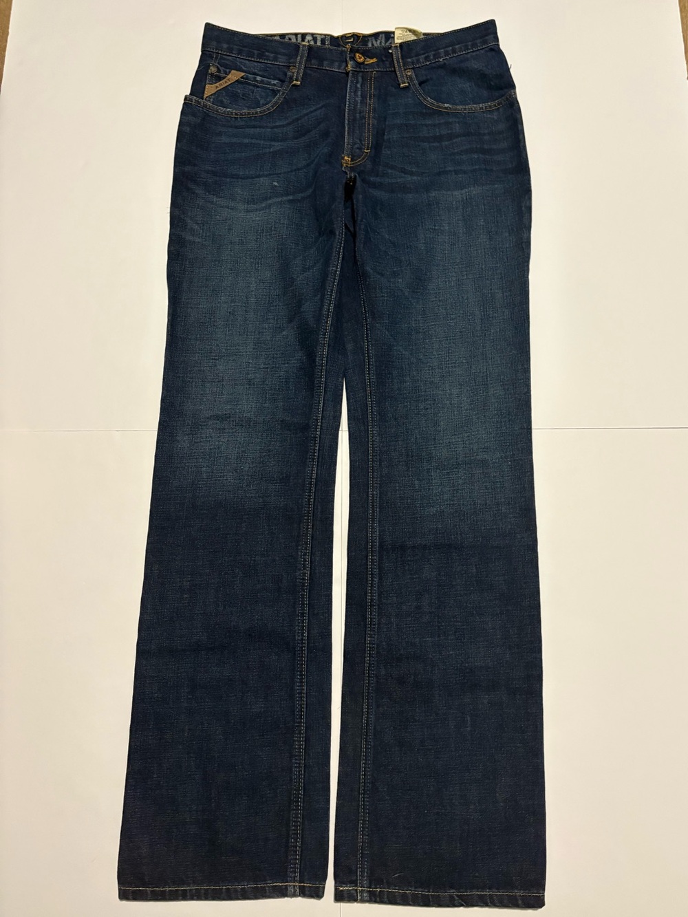 Ariat M4 Low Rise Boot Cut Jeans Men’s 32x36 Dark Wash